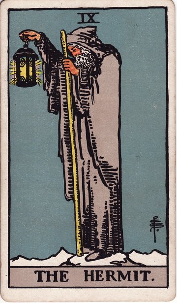 隠者（The Hermit）のカード図像