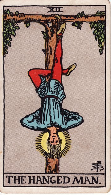 吊るされた男（The Hanged Man）のカード図像